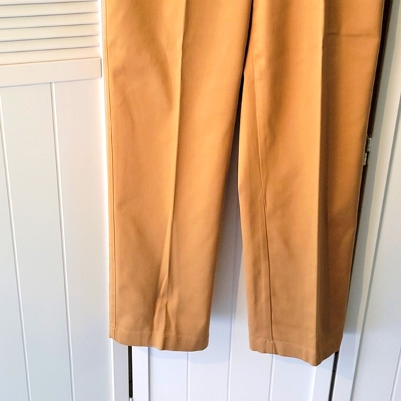 ST JOHN SPORTS BLACK LABEL SZ10 5 POCKETS  DARK GOLD PANTS WITH GOLD HARDWEAR - Picture 3 of 9